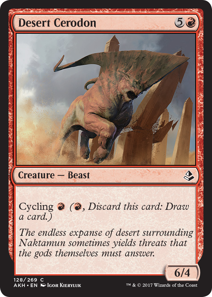 Mtg 4x Desert Cerodon