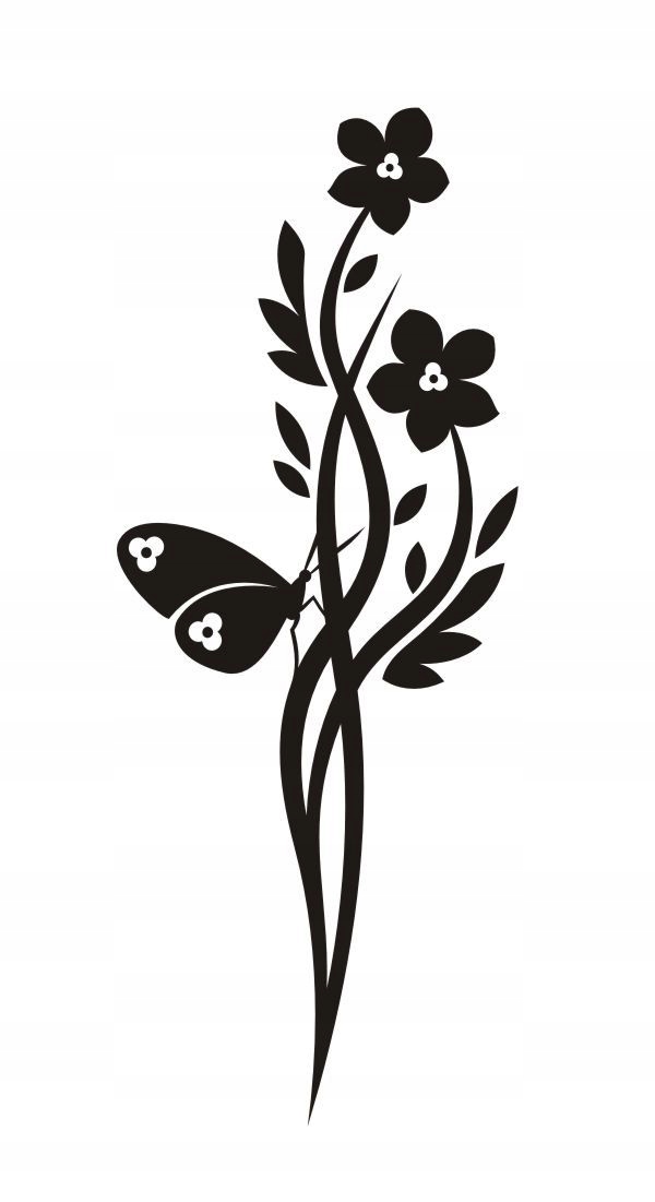 

Naklejka na ścianę meble lustro dekor Ornament 2