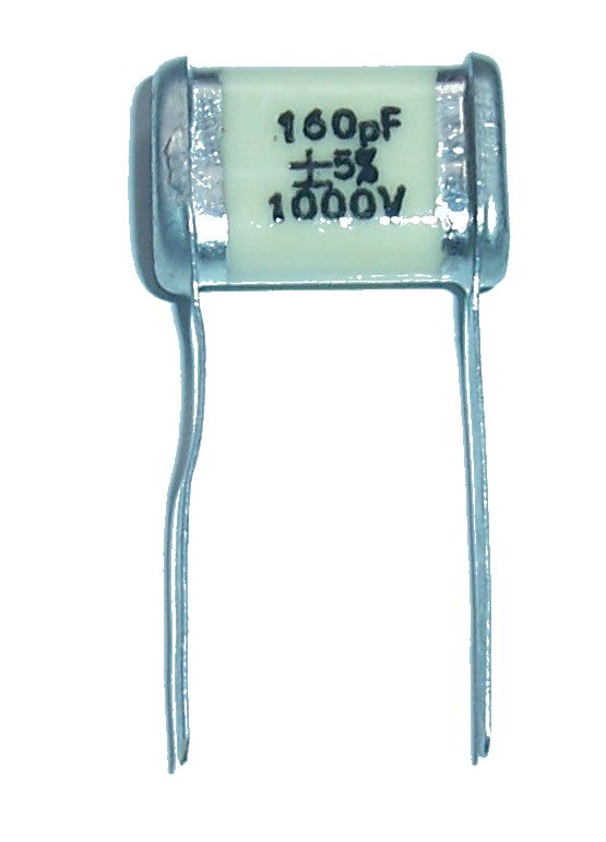 

Kondensator Mikowy SG-3 160pF 1000V Silver Mica