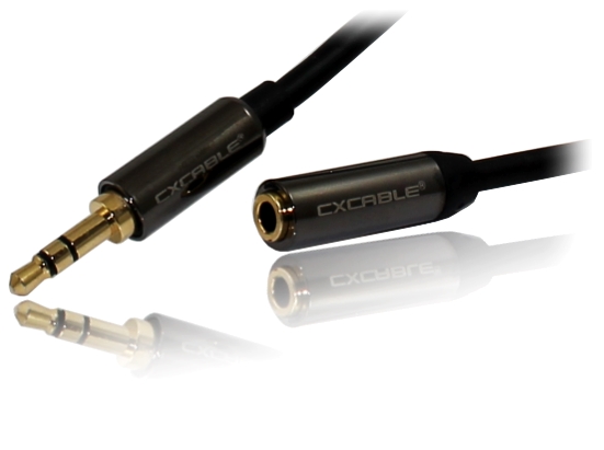 

Przedłużacz Jack 3,5mm CX-JE202 gn/wt HiLine 2m
