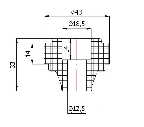 ROLKA BRAMOWA podtrzymująca, rolki fi 43 bramowe Marka Zabi