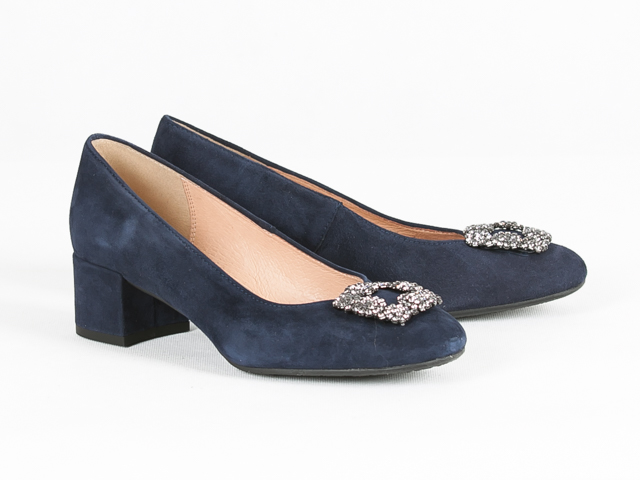 Grodecki 1116 lodičky Polské modré 38 Kůže