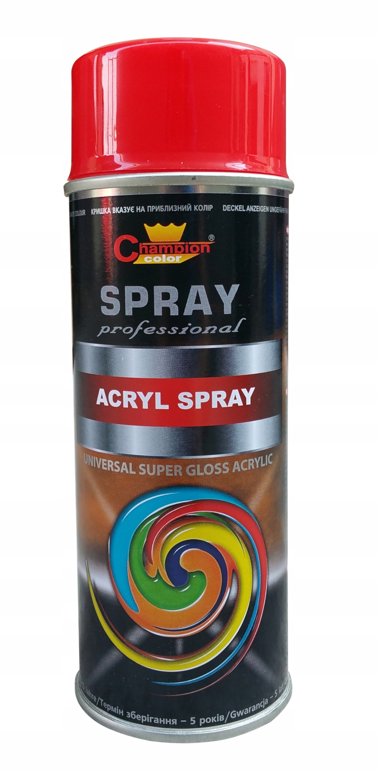 

Champion Farba Akryl Czerwony 400ml RAL3020 spray