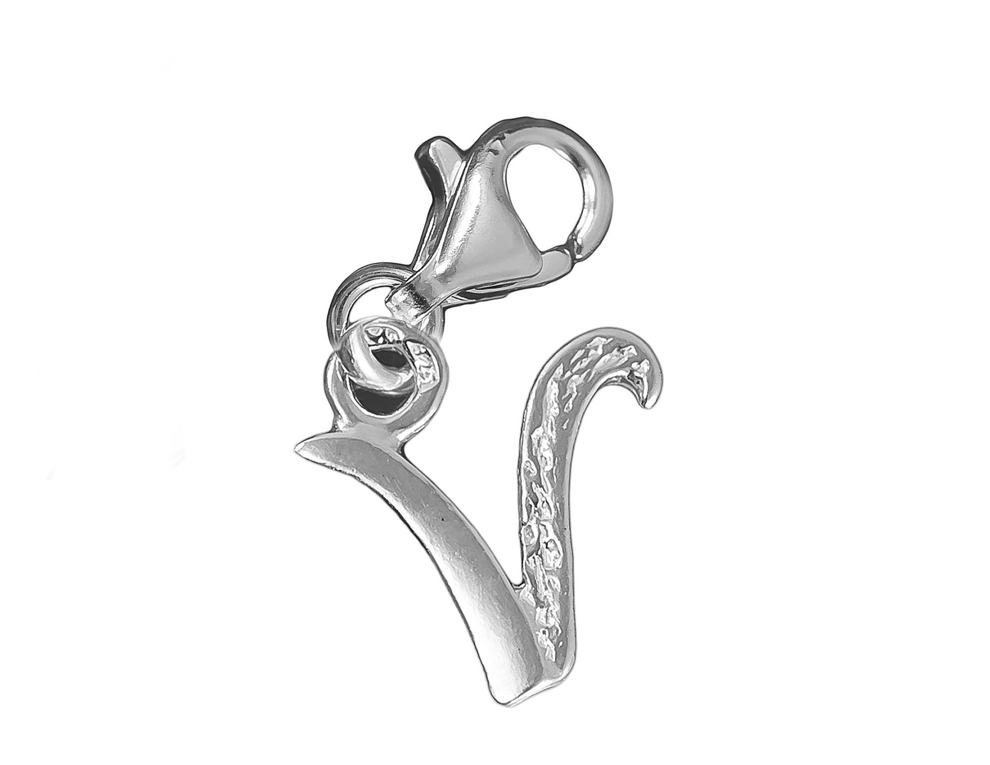 

Charms litera Srebro 925 V literka do bransoletki