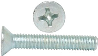 

M2,5x8 Wkręty z łbem stożkowym ocynk Din 965 20sz