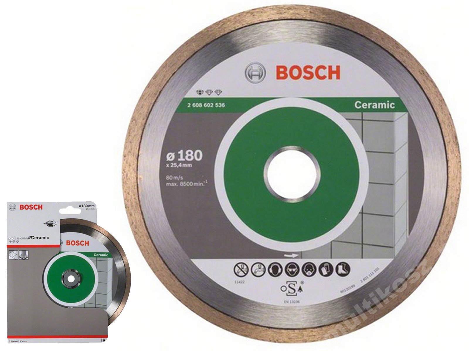 

Bosch Tarcza diamentowa Do Płytek Glazury 180x25,4