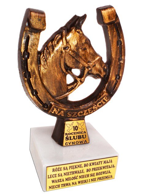 

Statuetka Podkowa 10 Rocznica Ślubu