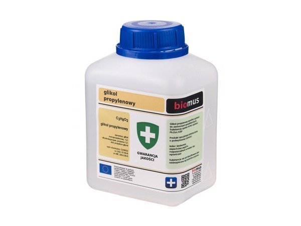 

Glikol Propylenowy czysty 99,9% Biomus 500ml