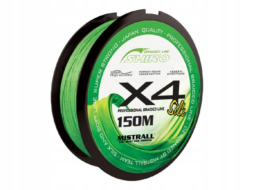 

Plecionka Shiro Mistrall X4 0,21mm 150m Zielona