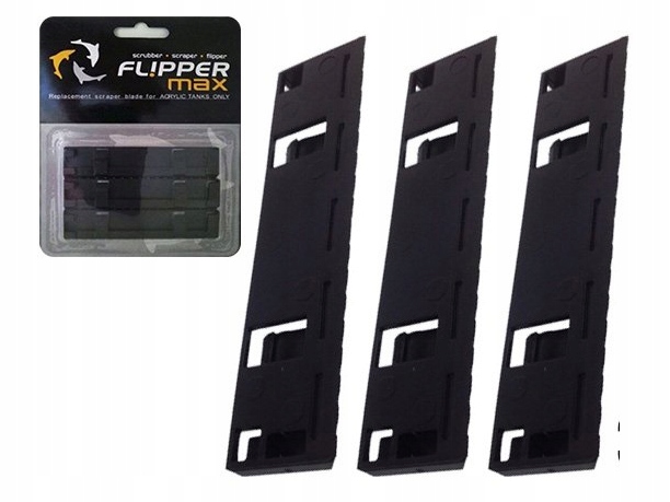 Levně Flipper Max náhradní břity Abs pro akryl, 3 ks