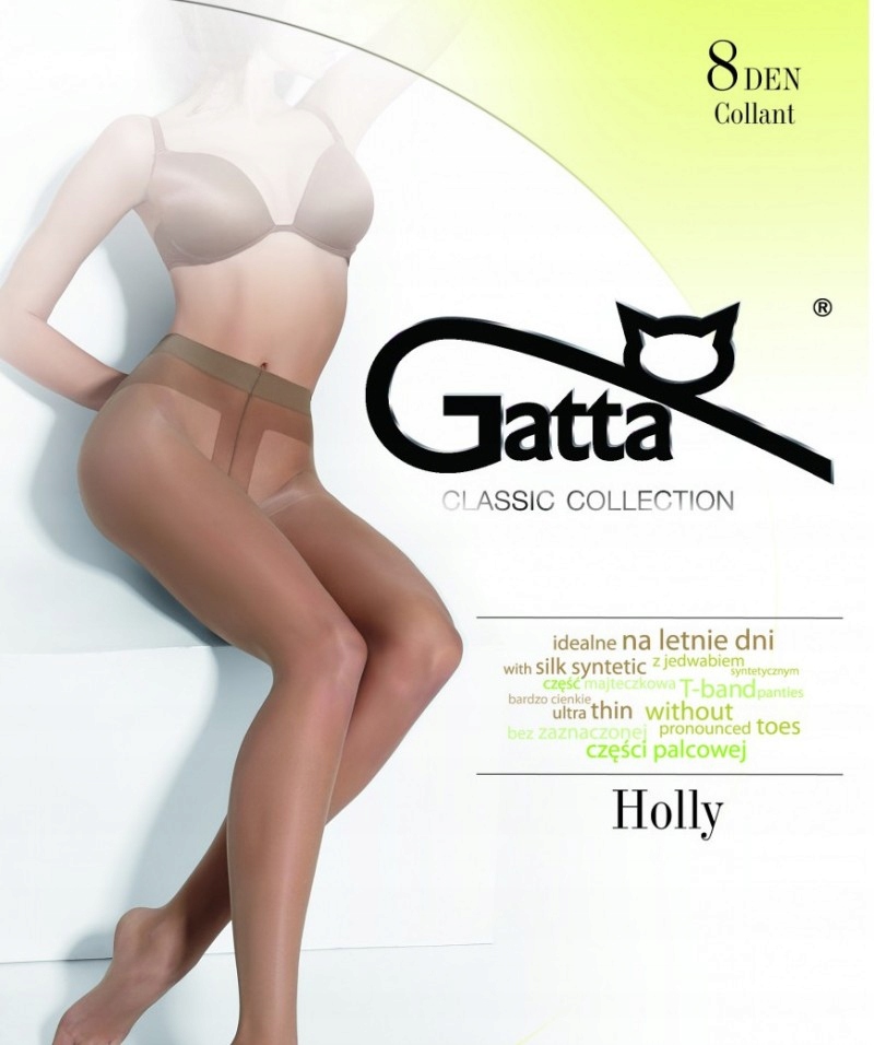 

Rajstopy Gatta Holly 8-den lycra mat 3 Beżowy