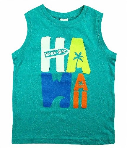 

*c&a* Koszulka Bluzka Hawaii morska zieleń 128