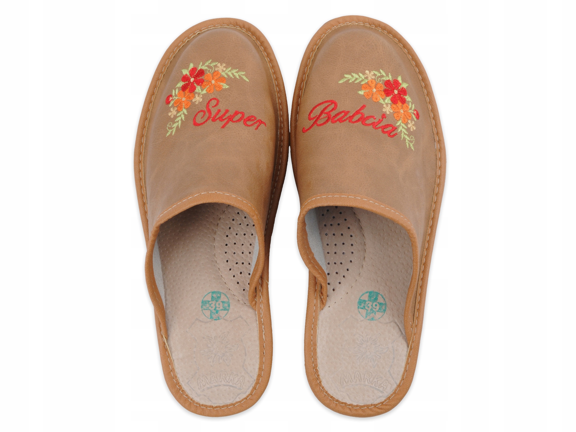 Super Babcia pantofle prezent DZIEŃ dla BABCI nr41 Oryginalne opakowanie producenta brak