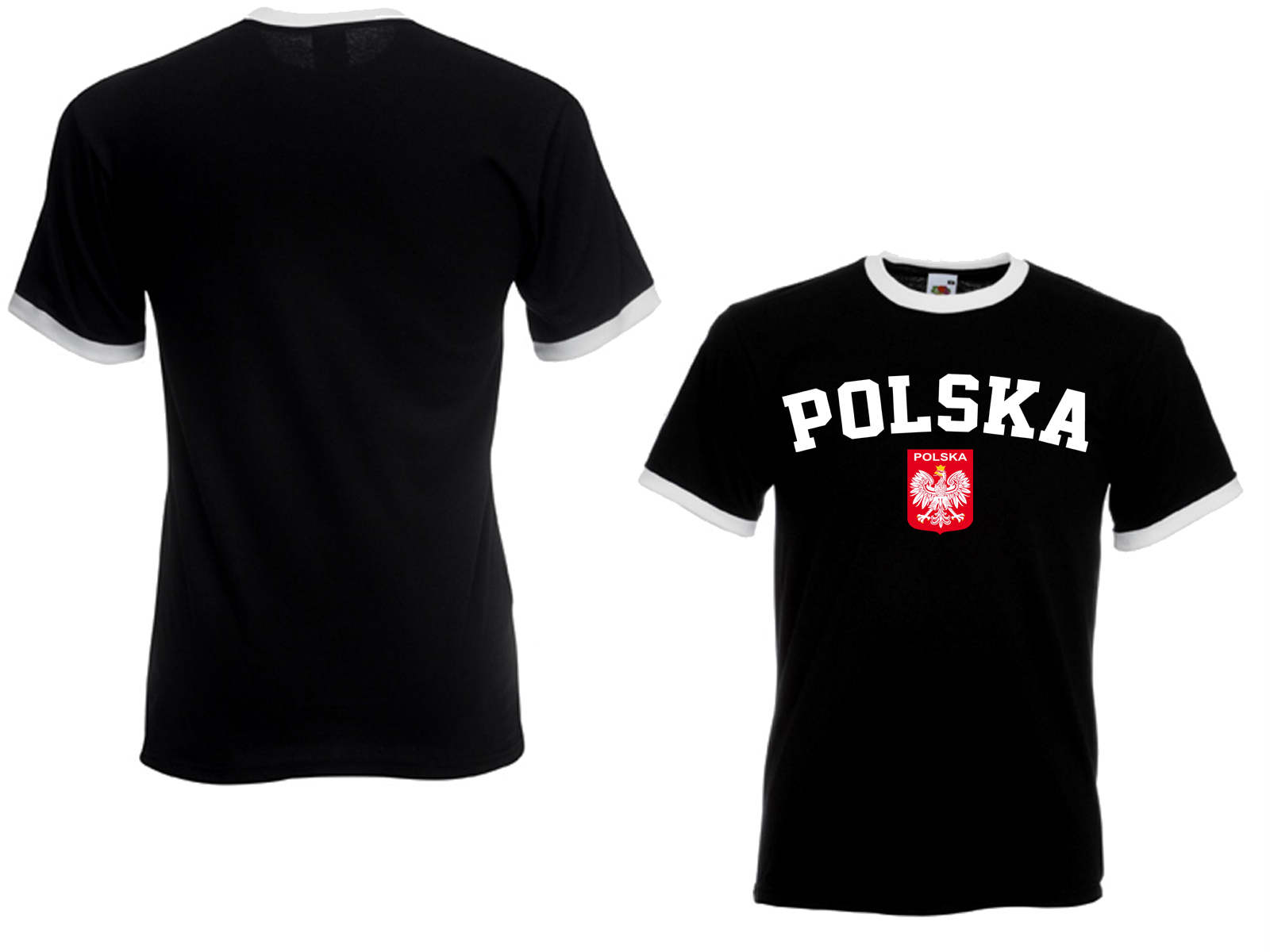 

T-shirt Ringer - Polska - Fruit Of The Loom M