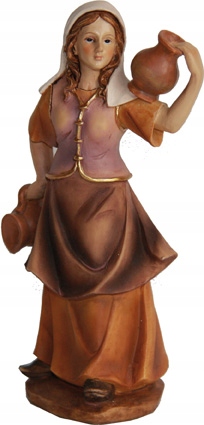 

Dziewka z dzbankami- 13,7cm wysoka/ do figur 15cm