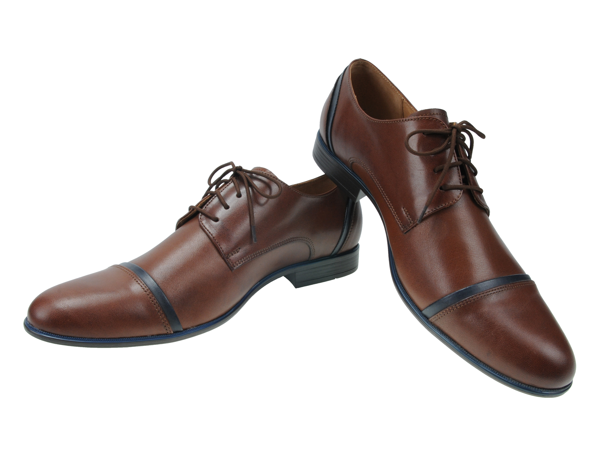 

Brązowe buty wizytowe do garnituru R295 nr 40