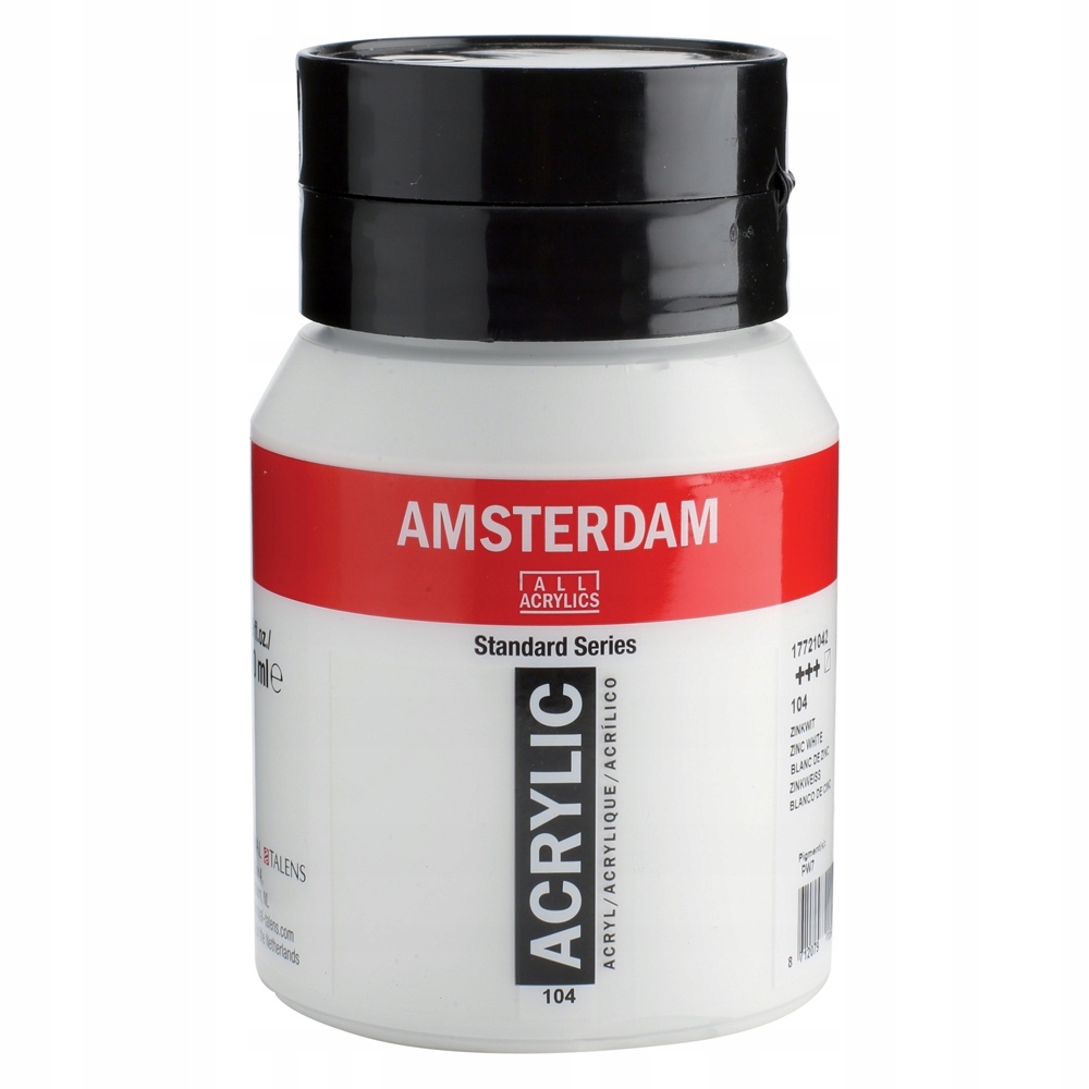 Talens Amsterdam Acryl Barva 500ml 104 Zinc White