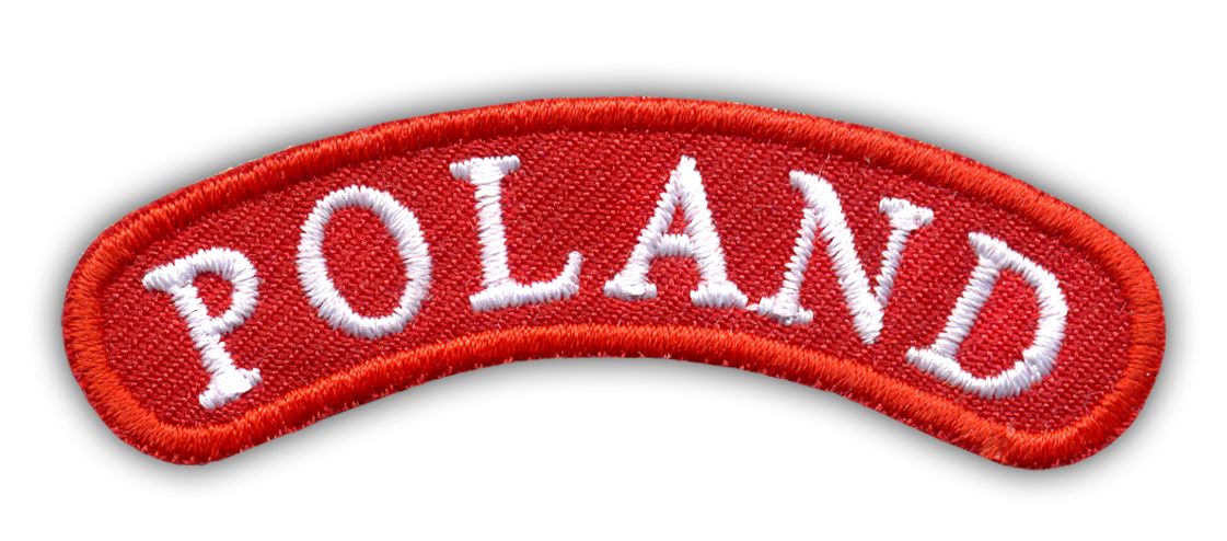 

Polska Naramienna naszywka rozpoznawcza Poland