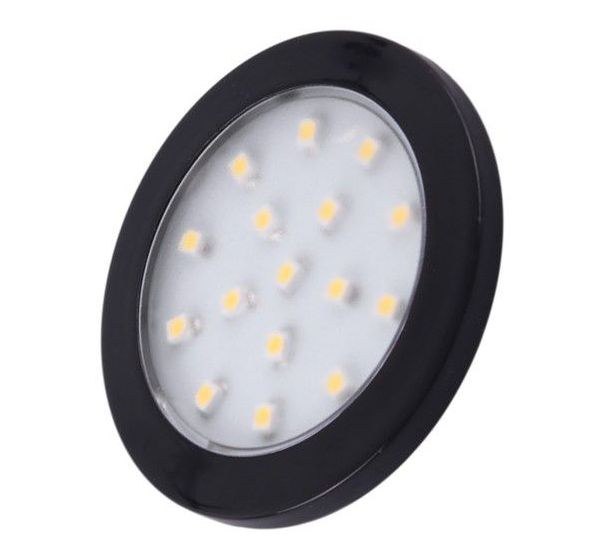 OPRAWA LED orbit czarna 1.5W 12VDC ciepła