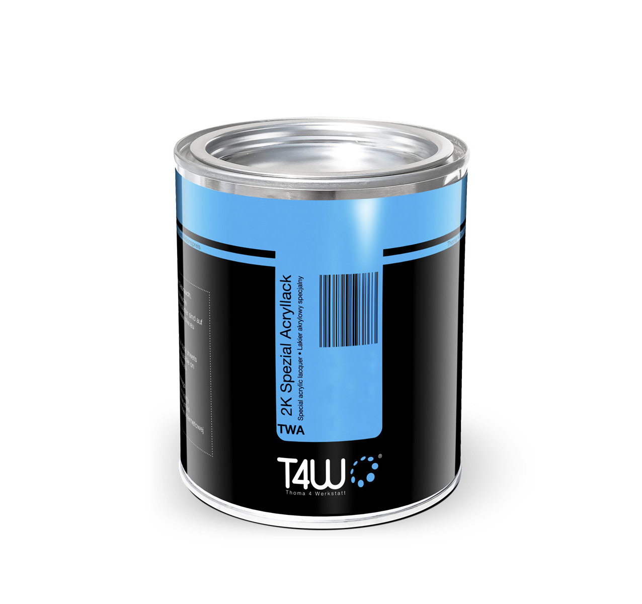 T4w Acrylic varnish, acrylic RAL 6009 1L