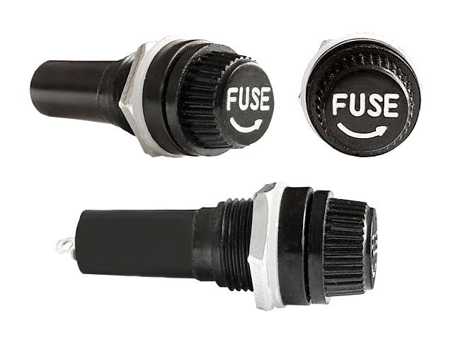 

Gniazdo oprawa bezpiecznika szklanego 20mm Fuse