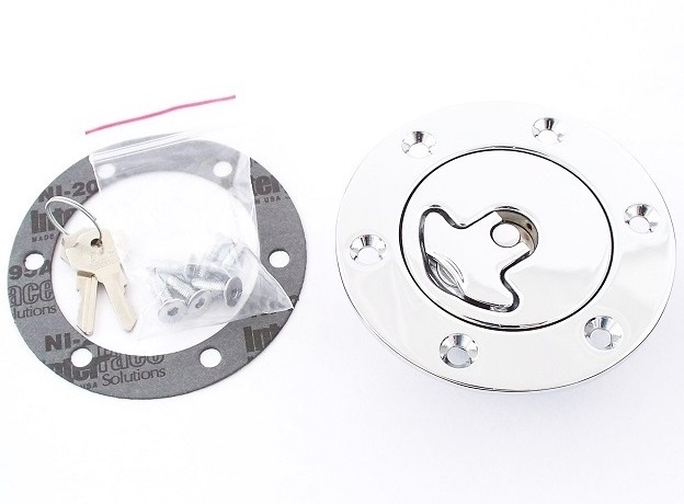 ХРОМИРОВАННАЯ КРЫШКА ТОПЛИВНОГО БАКА С БОЛТАМИ