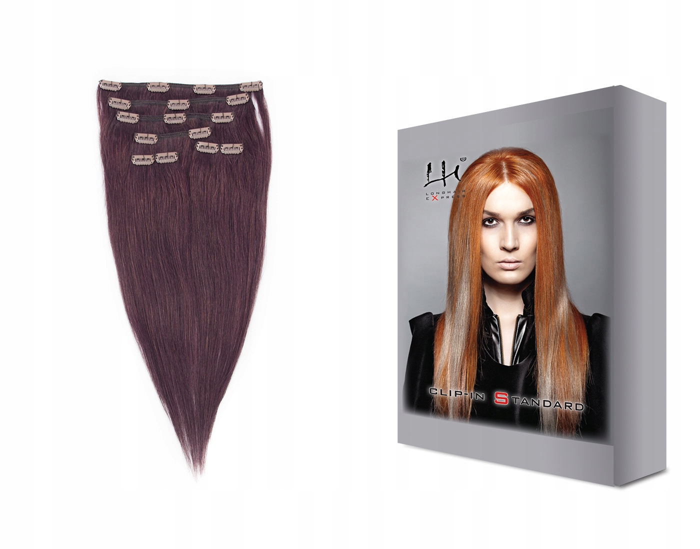 850 – 50-55 cm 6dílná sada přírodních vlasů