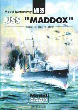 Model Card nr 35 Uss "maddox