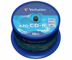 

Verbatim Cd-r Crystal Azo Cake 50 Najlepsze płyty