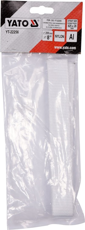 YATO YT-22256 TAŚMA ZAPASOWA DO KLUCZA DO RUR Typ klucza inny
