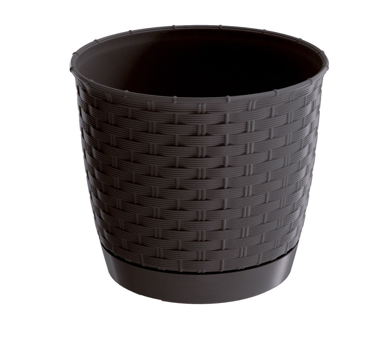 

Doniczka+ Podstawka Rattan śr19cm wys16cm Umbra