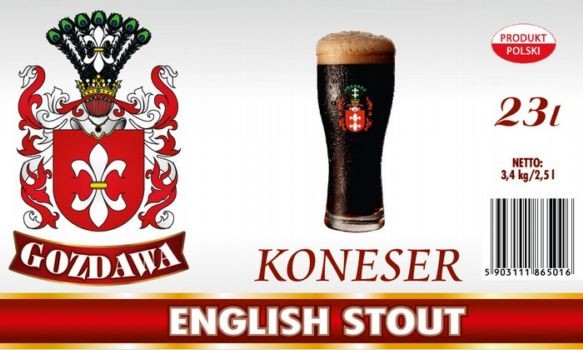 Levně Pivní pivo Koneser English Stout