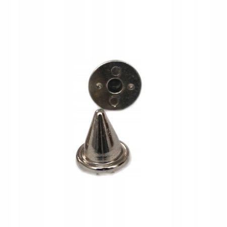 

Nity ozdobne Stożek 12mm Srebrne 5szt