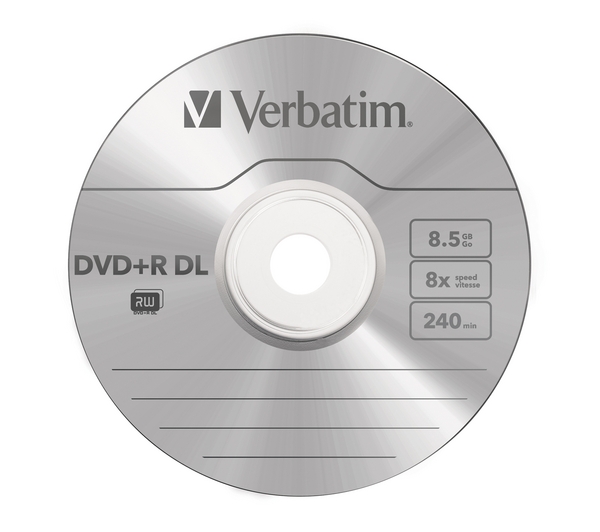 

Verbatim Dvd+r DL 8,5GB 8x 1 sztuka najlepsze!