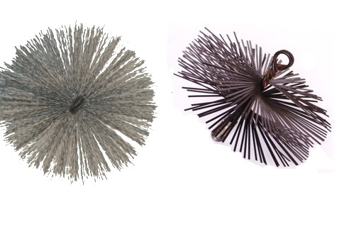 SZCZOTKA WYCIOR DO KOMINA Z BLASZEK LUB DRUTU 160