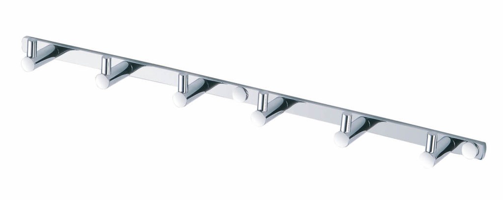 Věšák 6 háčků chromová lišta Stella 18.016