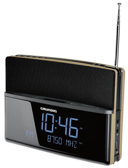 GRUNDIG RADIOBUDZIK ZEGAR SONOCLOCK 990 USB AUX Kolor inny kolor