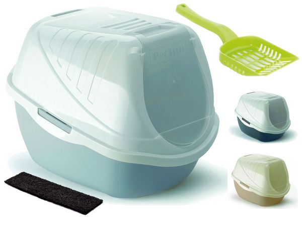 

Kuweta Easy Cat 54x40x40 Pet Inn kol. Szary+gratis
