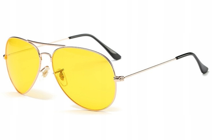 OKULARY JAZDY NOCĄ w NOCY KIEROWCÓW ROZJAŚNIAJĄCE ŻÓŁTE +ETUI