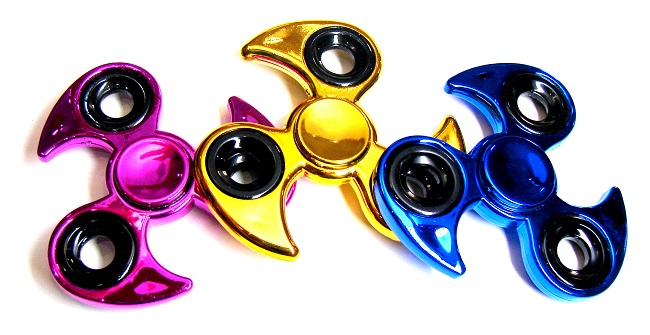 HAND FIDGET SPINNER METALIK METALIZOWANY KOSA Płeć chłopcy