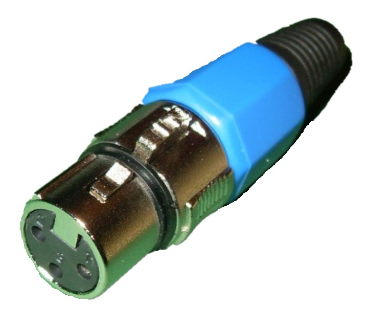 

Niebies Gniazdo mikrofonowe Xlr 3pin na kabel(1197