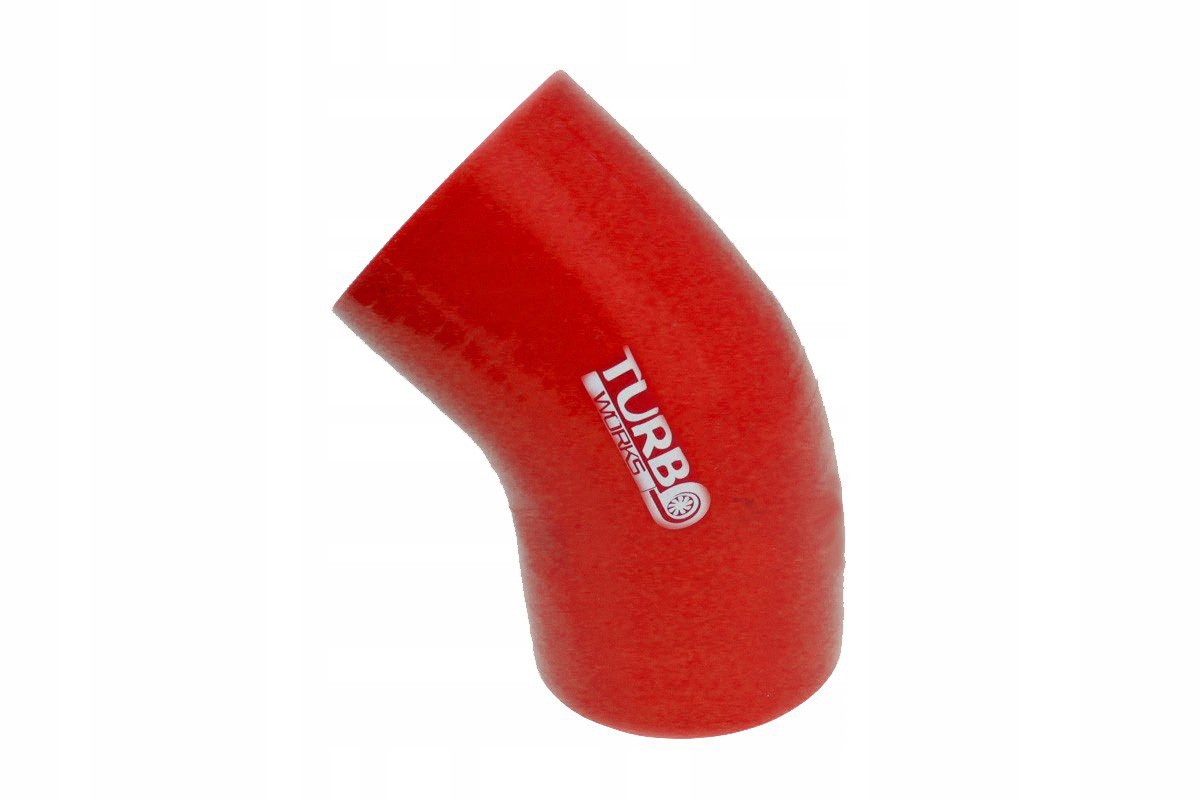 Kolanko Silikonowe TurboWorks Red 45st 60mm
