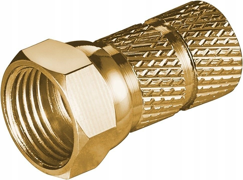 

Wtyczka F wkręcana 6,5 mm pozłacany