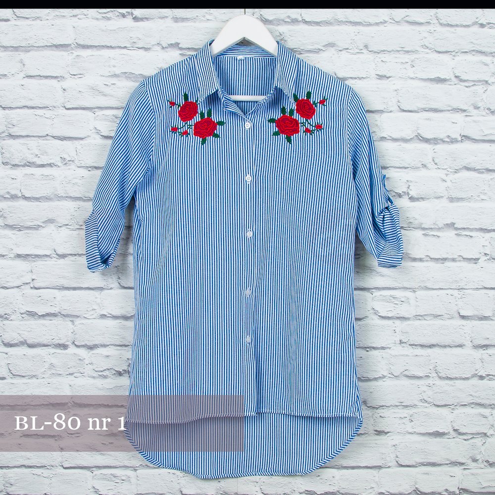 

Koszula 3/4 Rękaw Na Jesień Zaraa Kwiaty L XL