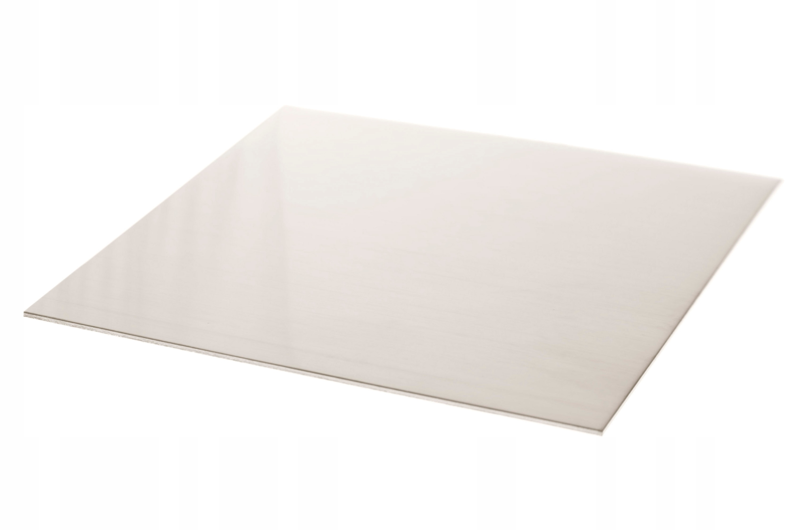 Plech alpaka nový stříbro list 1 mm 35 x 30 cm formát 350 x 300 x 1 mm