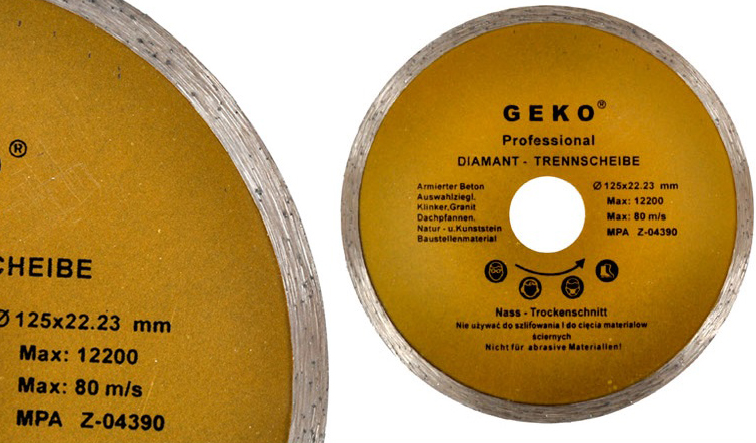 

Tarcza Diamentowa Do Gresu Betonu 180mm Pełna