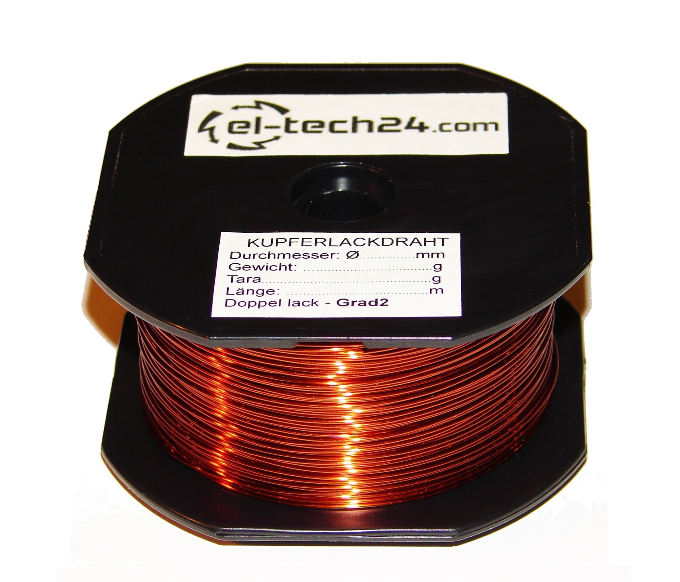 

Drut Nawojowy miedziany DN2E 0.75mm -500g 125m