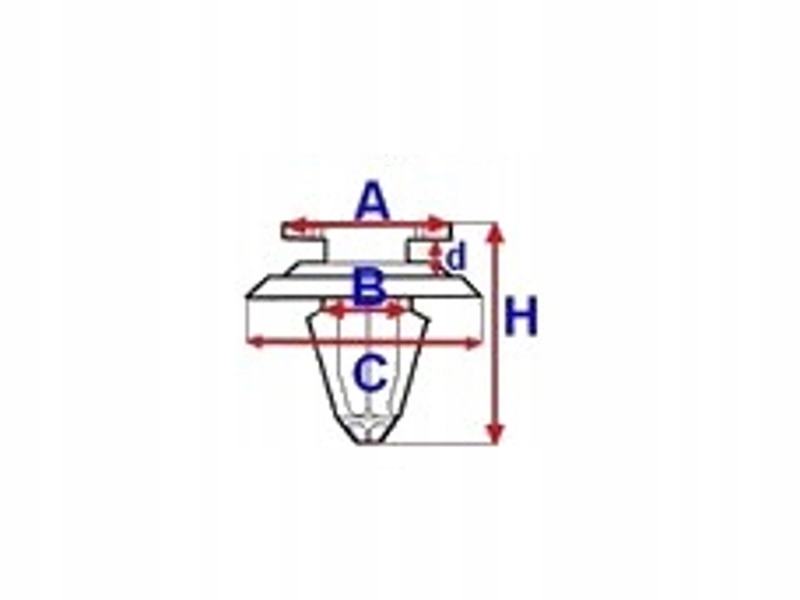 КЛІПСИ Шпильки ОБШИВКИ ДВЕРІ RENAULT MODUS SCENIC EAN ( GTIN ) 5907626814026 foto 0