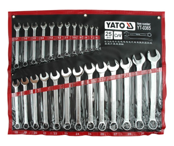 НАБОР КЛЮЧЕЙ 6-32 25PCS YATO