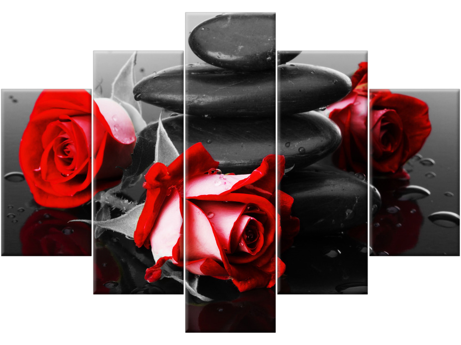 

Obraz Roses and spa 150x105 Kwiaty do salonu